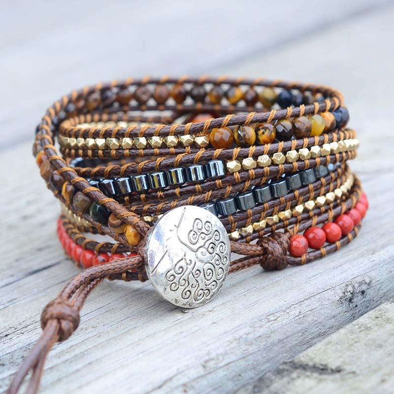 Powerful Natural Wrap Bracelet