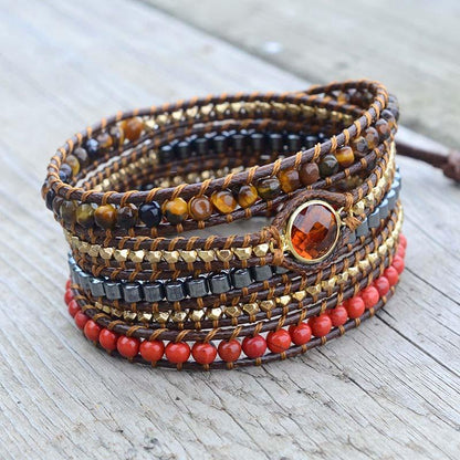 Powerful Natural Wrap Bracelet