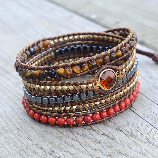 Powerful Natural Wrap Bracelet