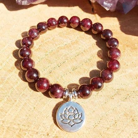 Natural Garnet Bracelet