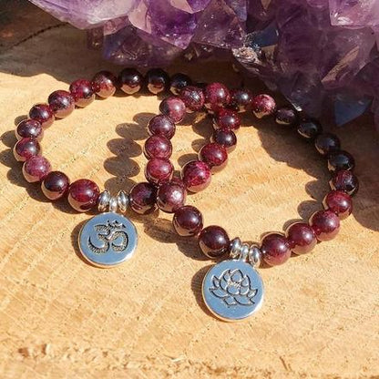 Natural Garnet Bracelet